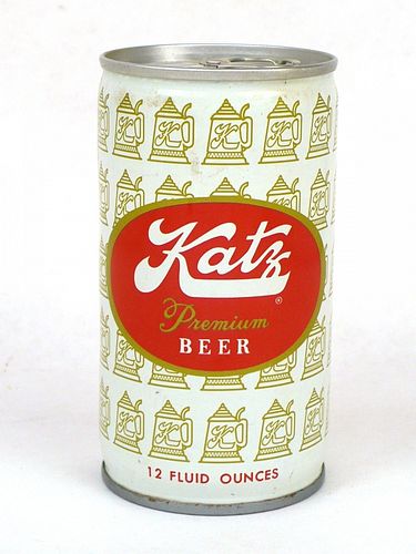 1976 Katz Premium Beer 12oz Tab Top Can T84-14, San Antonio, Texas