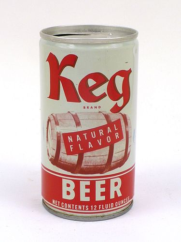 1974 Keg Beer 12oz Tab Top Can T84-21V, Los Angeles, California