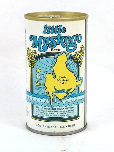 1979 Little Muskego Beer 12oz Tab Top Can T88-17, Chippewa Falls, Wisconsin