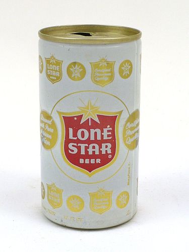 1975 Lone Star Beer 12oz Tab Top Can T88-27, San Antonio, Texas