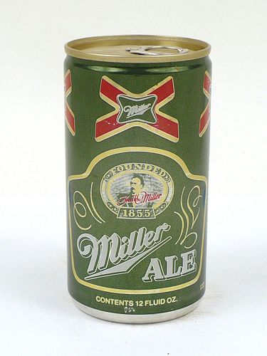1974 Miller Ale 12oz Tab Top Can T94-09V, Milwaukee, Wisconsin