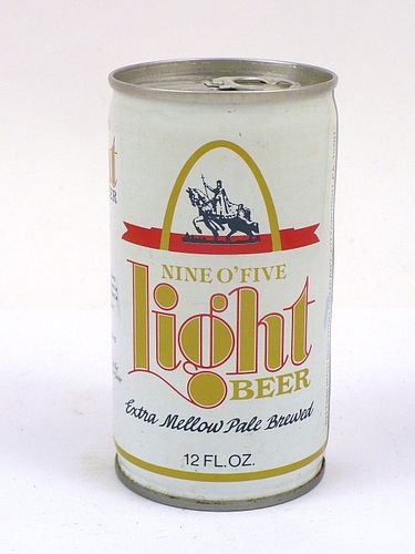 1977 Nine O'Five Light Beer 12oz Tab Top Can T98-22, Pittsburgh, Pennsylvania