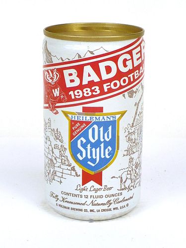 1983 Old Style Lager Beer 12oz Tab Top Can No Ref., La Crosse, Wisconsin