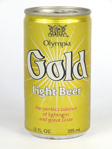 1979 Olympia Gold Light Beer 12oz Tab Top Can No Ref., Tumwater, Washington