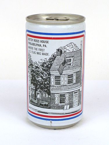 1976 Ortlieb's Beer (Betsy Ross House) 12oz Tab Top Can T104-39, Philadelphia, Pennsylvania