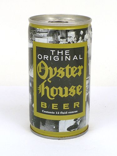 1978 Oyster House Beer 12oz Tab Top Can T105-28, Pittsburgh, Pennsylvania