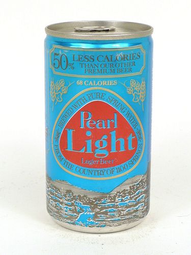 1975 Pearl  Light Beer (test) 12oz Tab Top Can T239-12, San Antonio, Texas