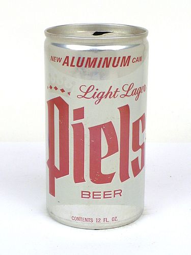 1966 Piels Light Lager Beer 12oz Tab Top Can T109-11, Brooklyn, New York