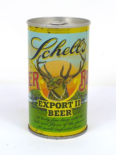1978 Schell's Export II Beer 12oz Tab Top Can T118-29, New Ulm, Minnesota