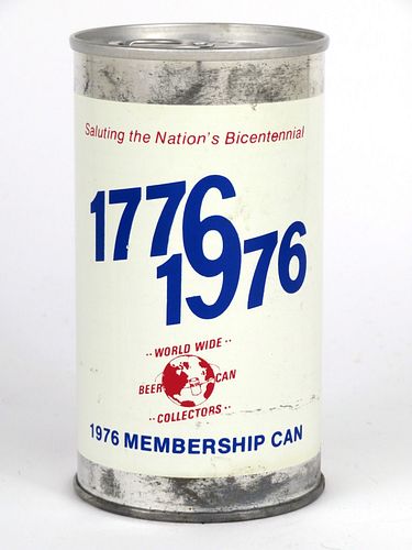 1976 WWBC 1976 Membership Can 12oz Tab Top Can T211-18, Saint Louis, Missouri