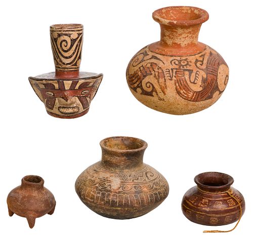 Pre-Columbian Style Central America Pottery Assortment