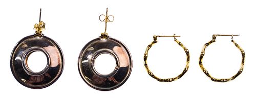 Tiffany & Co 18k Gold Pierced Earring Assortment