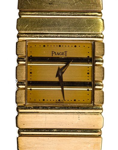 Piaget 18k Yellow Gold Case and Band Wristwatch