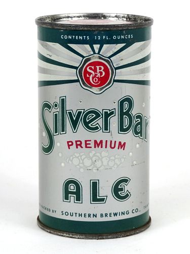 1953 Silver Bar Premium Ale 12oz  133-34 Flat Top Tampa, Florida