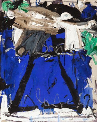 MICHELE DESTARAC (Yerres, France, 1943) 
"Outre mer, outre nuit", 2005. 
Oil on canvas.