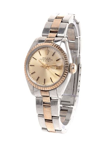 ROLEX Oyster Perpetual Datejust watch, lady.