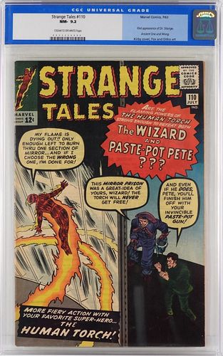 Marvel Comics Strange Tales #110 CGC 9.2