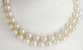 Vintage 7mm Pearl Necklace.