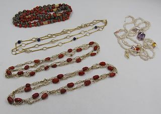 JEWELRY. Miscellaneous Coral and Pearl Grouping.