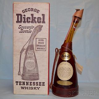 George Dickel Souvenir Bottle  Bottled October 1964
