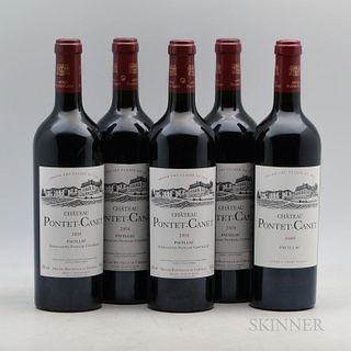 Chateau Pontet Canet, 5 bottles