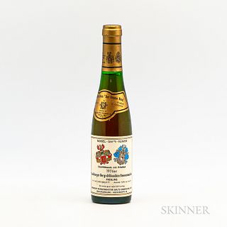 Weingut Forstmeister Geltz Zilliken Riesling Saarburger Bergschlosschen Beerenauslese 1976, 1 demi bottle
