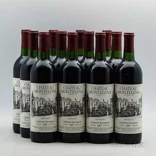 Chateau Montelena Cabernet Sauvignon 1987, 12 bottles