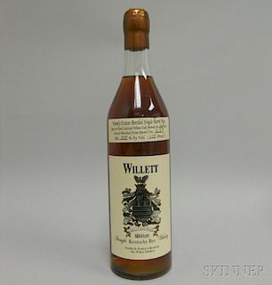 Willett Family Estate Bottled Single Barrel Rye, 24 Year Old