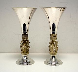 The King's College Chapel Goblet, a pair of goblets designed by Hector Miller and Tim Minett for Aur