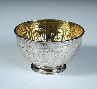A Victorian silver sugar bowl, by Joseph & Edward Bradbury (Thomas Bradbury & Sons), London 1877, ci