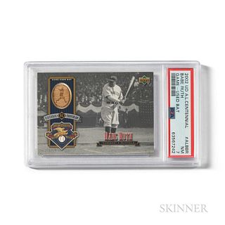 2002 Babe Ruth Upper Deck Centennial Edition, Game Used Bat Card