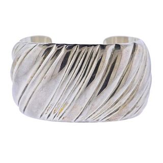 Tiffany &amp; Co Sterling Silver Wide Cuff Bracelet