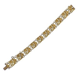 Art Nouveau 18K Gold Bracelet