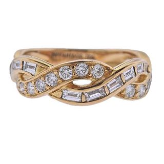 Tiffany &amp; Co Oscar Heyman 18k Gold Diamond Ring