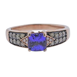 Le Vian LeVian 14K Gold Tanzanite Diamond Ring