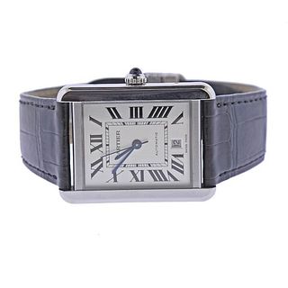 Cartier Tank Solo Stainless Steel Automatic Men&#39;s Watch WSTA0029