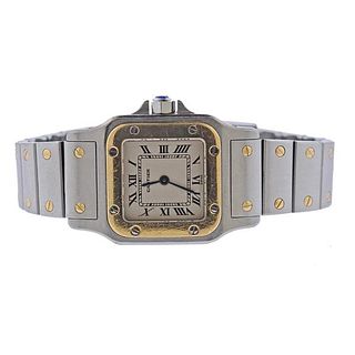 Cartier Santos Two Tole Lady&#39;s Watch 16507