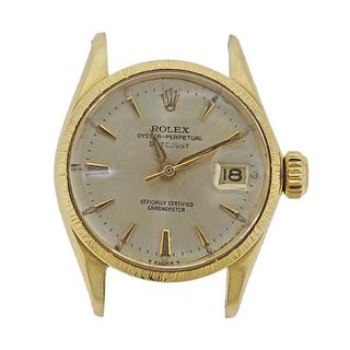 Rolex Datejust 18k Gold Watch Head 6527