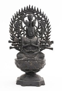Tibetan Buddhist Cast Metal Deity Bodhisattva
