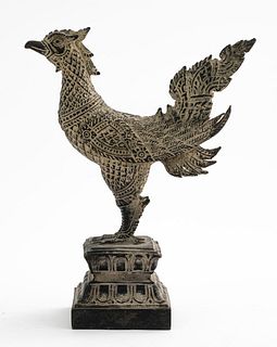 Thai Bronze Sculpture of a Bird