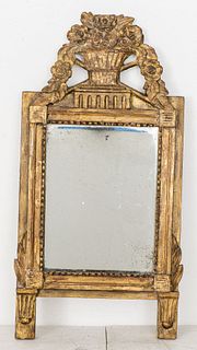 French Provincial Diminutive Giltwood Mirror