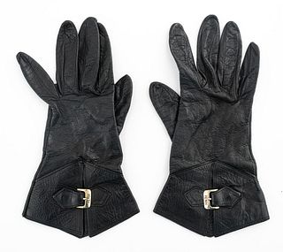Fendi Vintage Leather Gloves