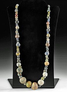 Roman, Persian & Islamic Glass Bead Necklace ex-Bonhams