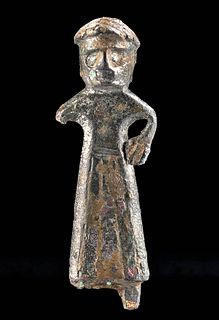 Published Roman Gaul Silver-Washed Bronze Fibula