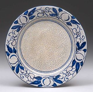 Dedham PotteryÂ Horse Chestnut Plate c1910s