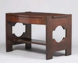 Shop-of-the-Crafters One-Drawer Library Table c1905