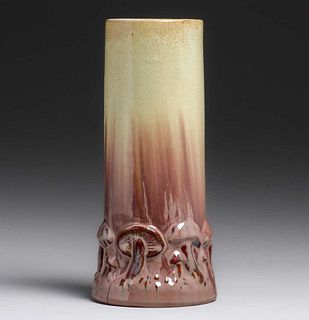 Fulper Pottery Mushroom Vase c1910