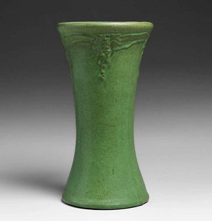 Peters & Reed - Zanesville, OH Matte Green Vase c1920s