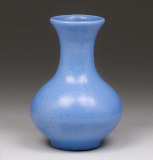 Catalina Island Matte Blue Vase c1930s