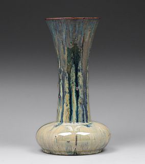 Fulper Pottery Flared Flambe Vase c1910s
